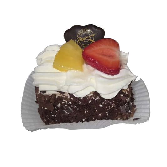 Roomtaartje met chocolade schilfers 1 persoon