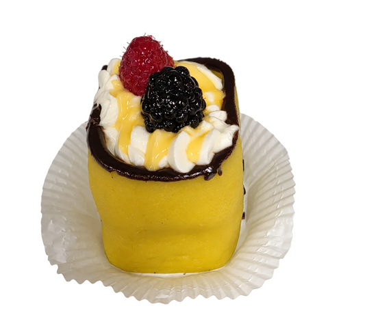 Marsepein gebak advocaat 1 persoon